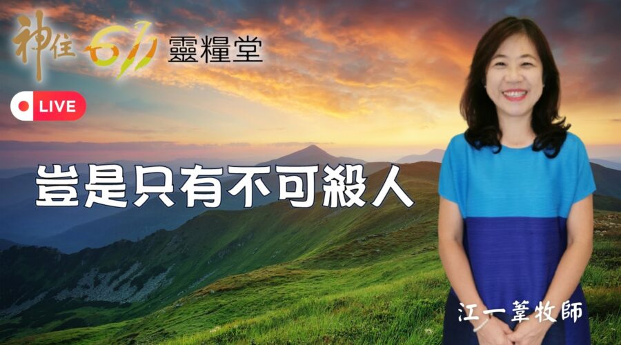 豈是只有不可殺人 / 江一葦牧師